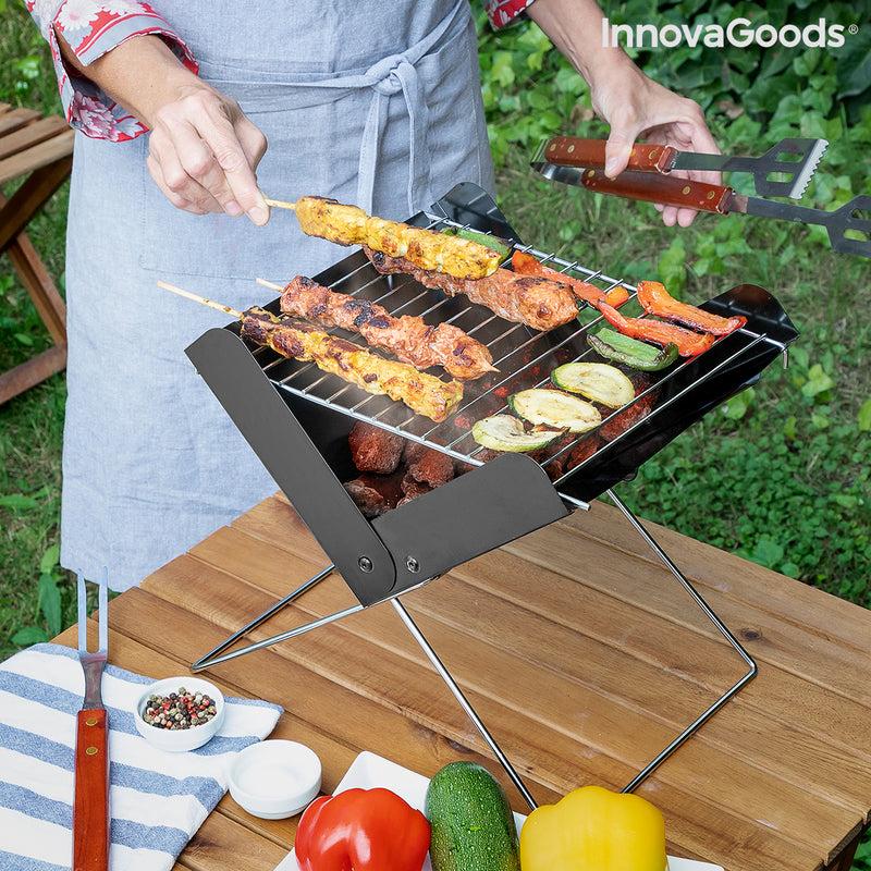 Innovagoods Mini Barbacoa Plegable Portátil Para Carbón Foldecue InnovaGoods