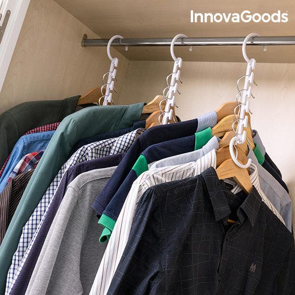 Innovagoods Organizador De Perchas Para 40 Prendas InnovaGoods (24 Piezas)