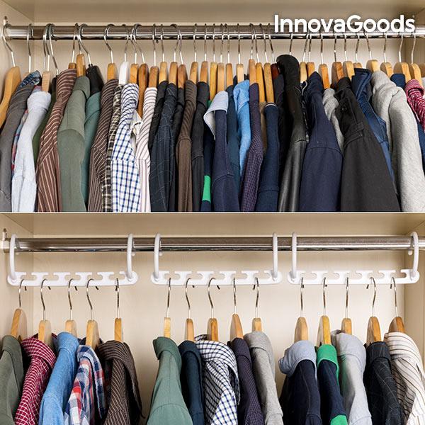 Innovagoods Organizador De Perchas Para 40 Prendas InnovaGoods (24 Piezas)