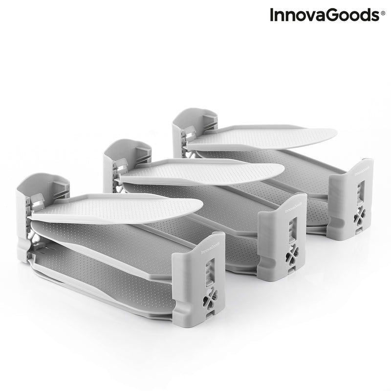 innovagoods Organizador de Zapatos Regulable Sholzzer InnovaGoods 6 Unidades