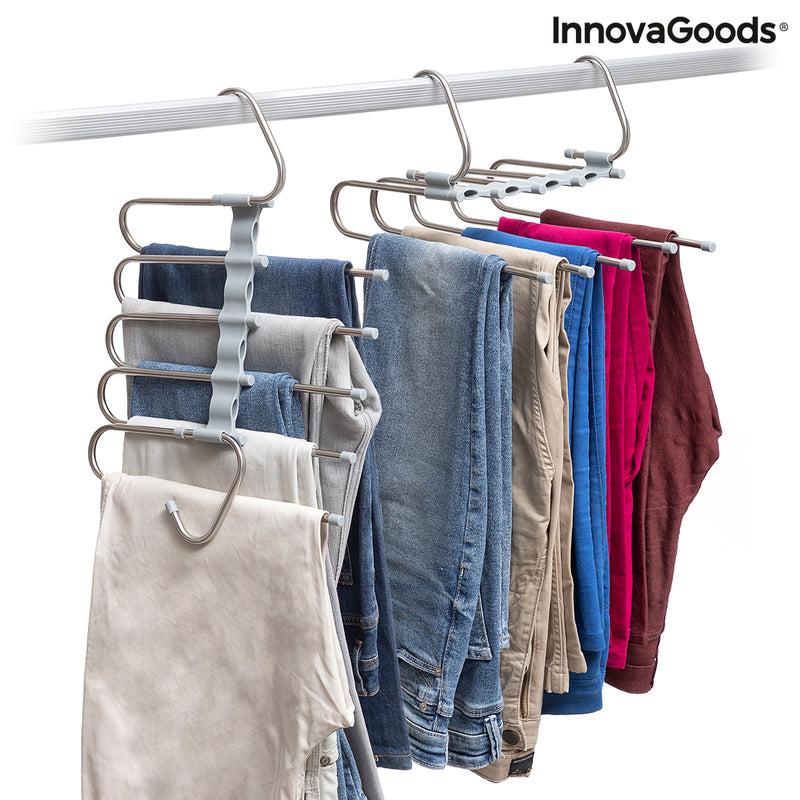 innovagoods Percha Múltiple para Pantalones 5 en 1 Havser InnovaGoods