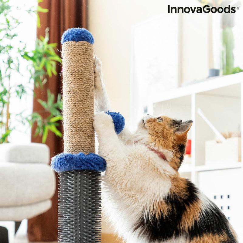 Innovagoods Poste Rascador Masajeador Con Pelota Para Gatos Miausage InnovaGoods