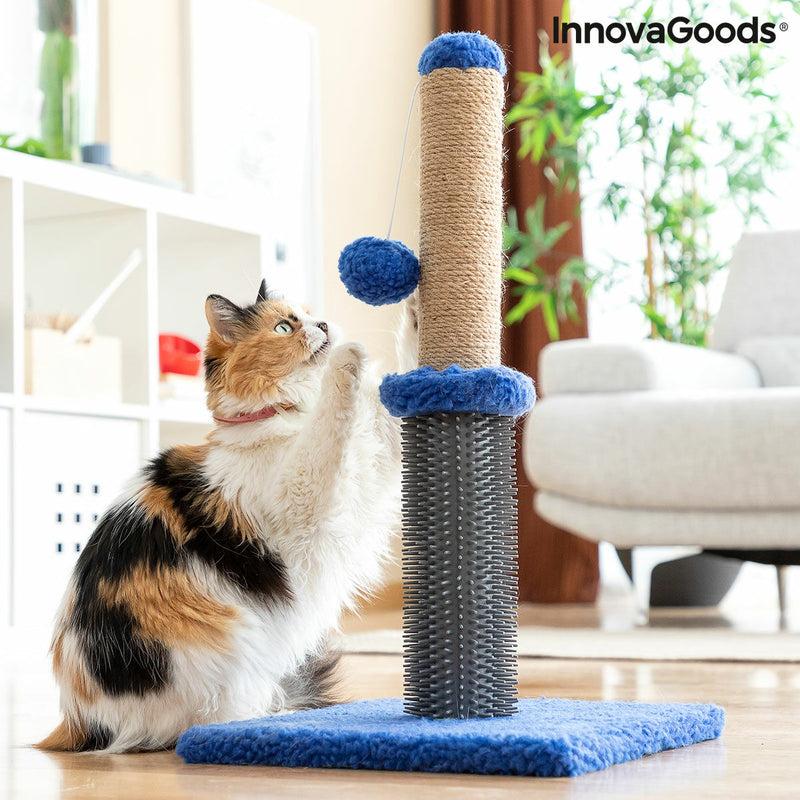 innovagoods Poste Rascador Masajeador con Pelota para Gatos Miausage InnovaGoods