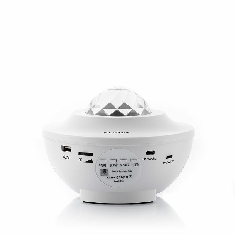 Innovagoods Proyector De Estrellas LED Con Altavoz Sedlay InnovaGoods