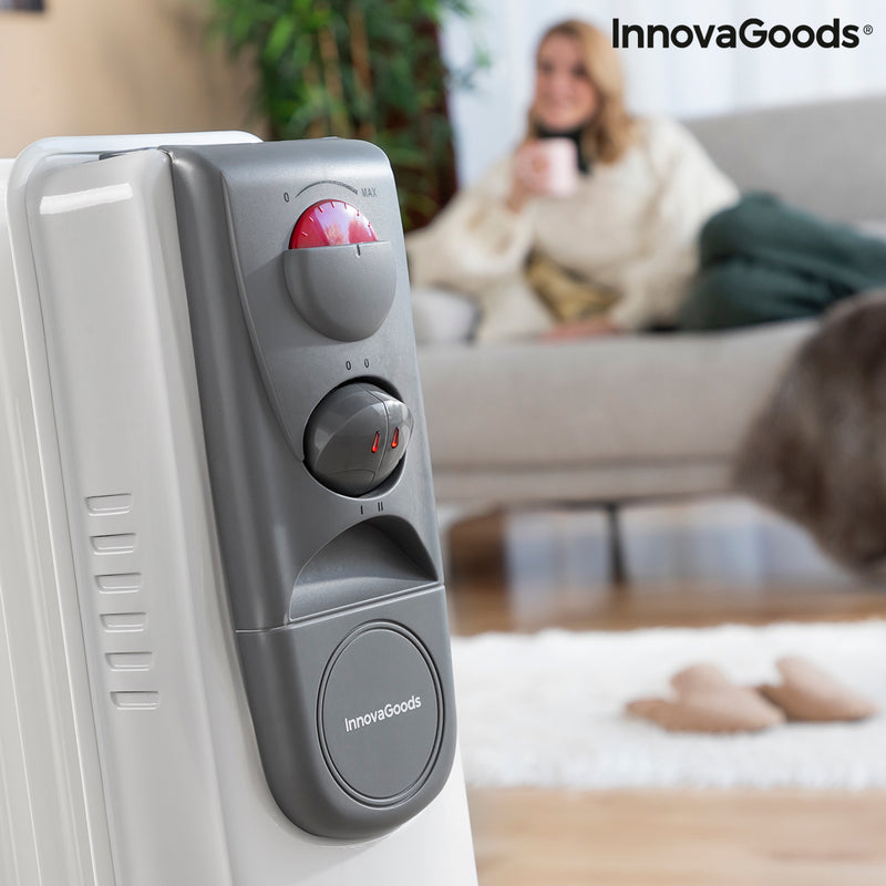 Innovagoods Radiador De Aceite Oileven InnovaGoods 2500 W (11 Cuerpos)