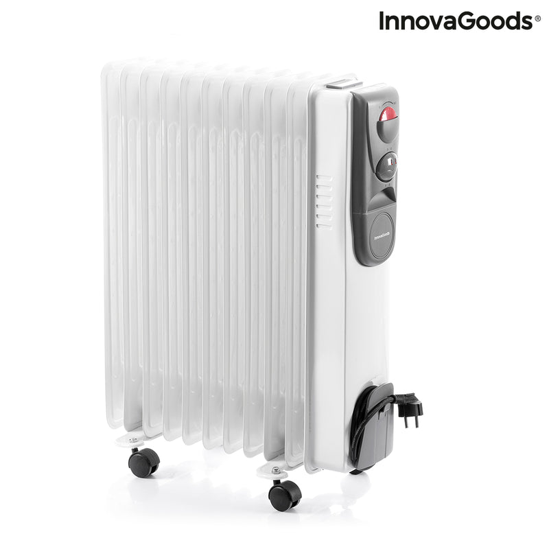 innovagoods Radiador de Aceite Oileven InnovaGoods 2500 W (11 cuerpos)