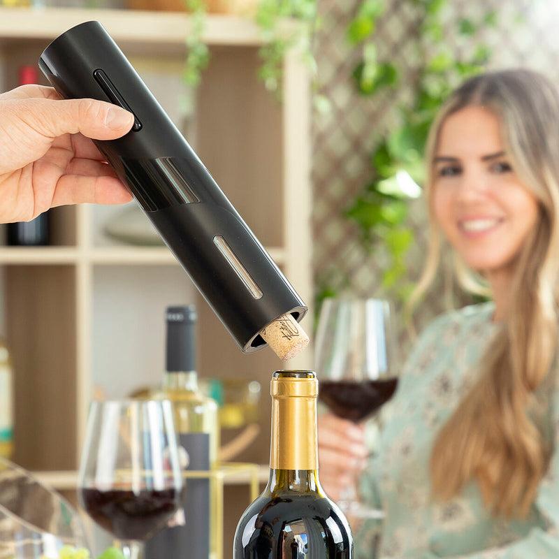 Innovagoods Sacacorchos Eléctrico Con Accesorios Para Vino Corking InnovaGoods