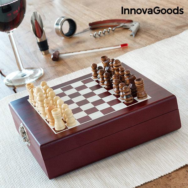 Innovagoods Set De Accesorios Para Vino Y Ajedrez InnovaGoods (37 Piezas)