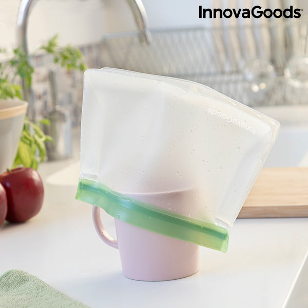 Innovagoods Set De Bolsas Reutilizables Herméticas Zags InnovaGoods 6 Piezas