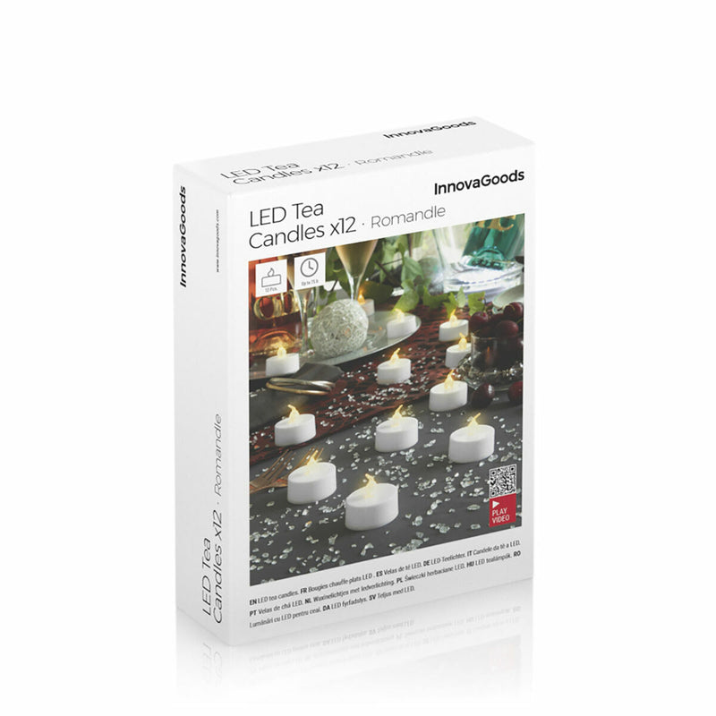 Innovagoods Set De Velas De Té LED Romandle InnovaGoods 12 Unidades