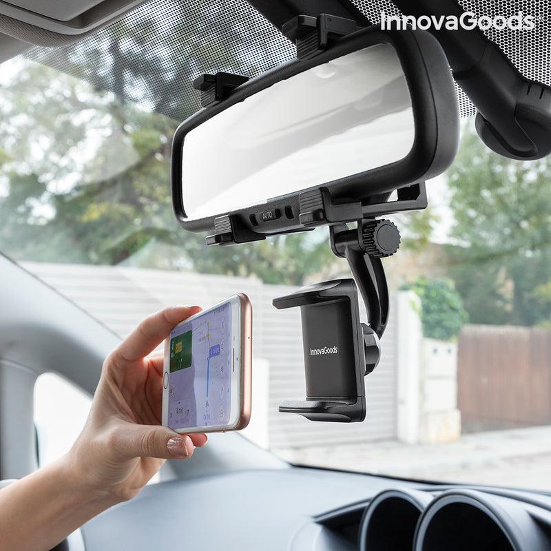 Innovagoods Soporte De Smartphone Para Espejo Retrovisor Stropp InnovaGoods