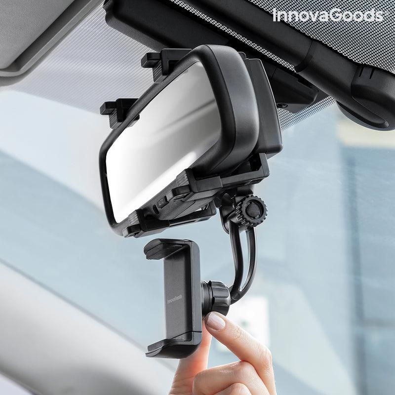 Innovagoods Soporte De Smartphone Para Espejo Retrovisor Stropp InnovaGoods