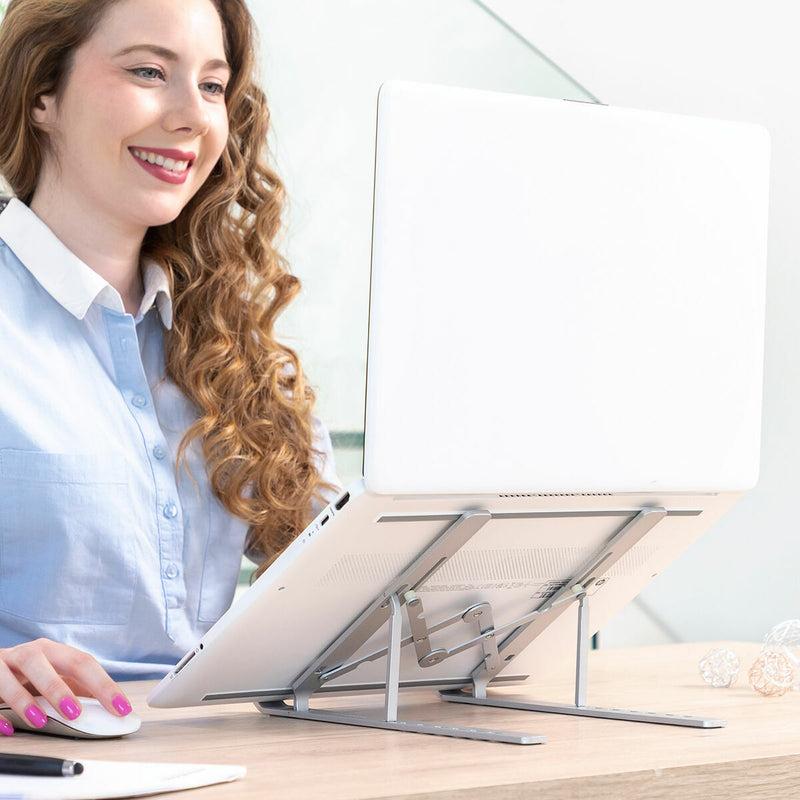 innovagoods Soporte para Portátil Plegable y Regulable Flastan InnovaGoods