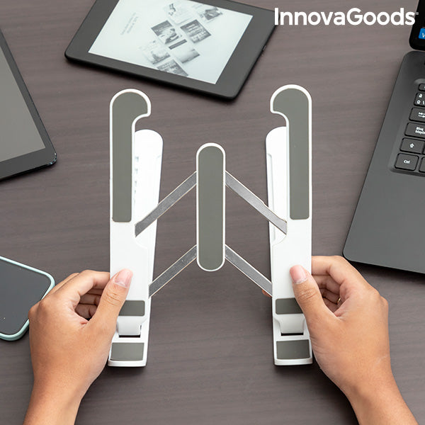 Innovagoods Soporte Plegable Y Regulable Para Portátil Flappot InnovaGoods