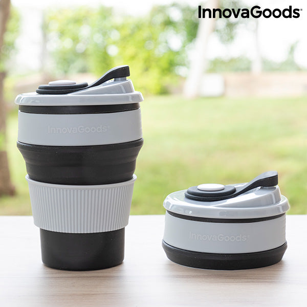 Innovagoods Taza Plegable De Silicona Flahsie InnovaGoods