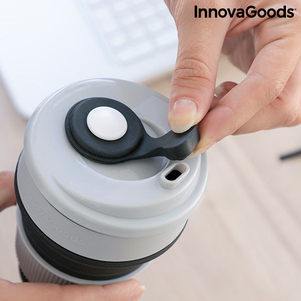 Innovagoods Taza Plegable De Silicona Flahsie InnovaGoods