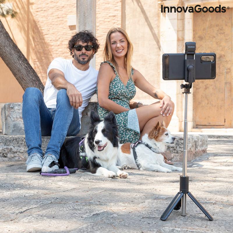 Innovagoods Trípode Extensible Para Móvil Con LED Y Mando Tridiex InnovaGoods