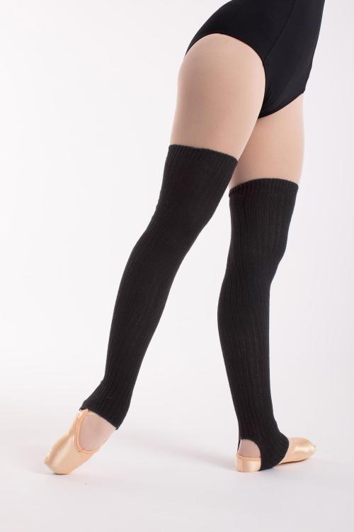 Intermezzo Calentadores De Algodón Básicos Danza Y Ballet Largos Con Agujero De Intermezzo