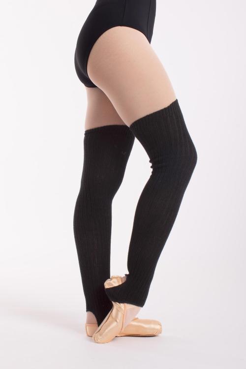 intermezzo Calentadores de algodón básicos danza y ballet largos con agujero de Intermezzo