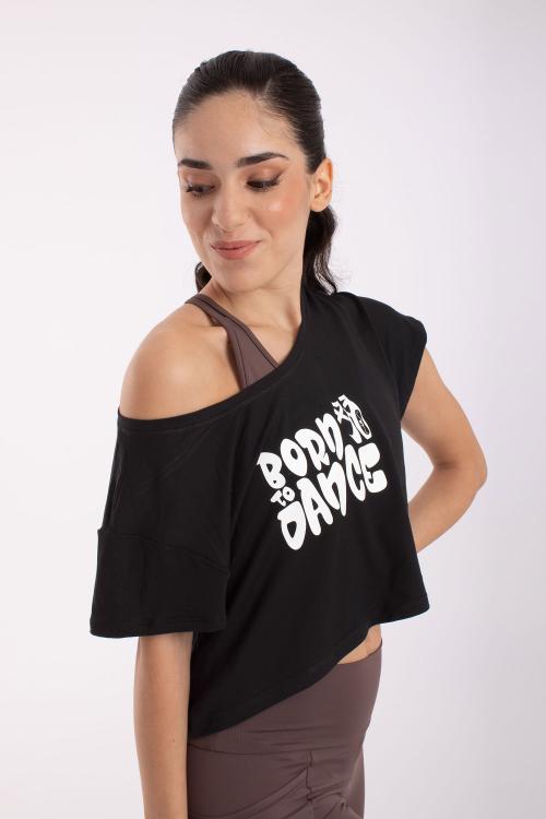 Intermezzo Camiseta Corta Daria "Born To Dance" De Intermezzo Para Danza Jazz Y Ballet