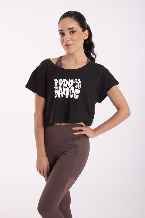 intermezzo Camiseta corta Daria "Born to Dance" de Intermezzo para danza jazz y ballet