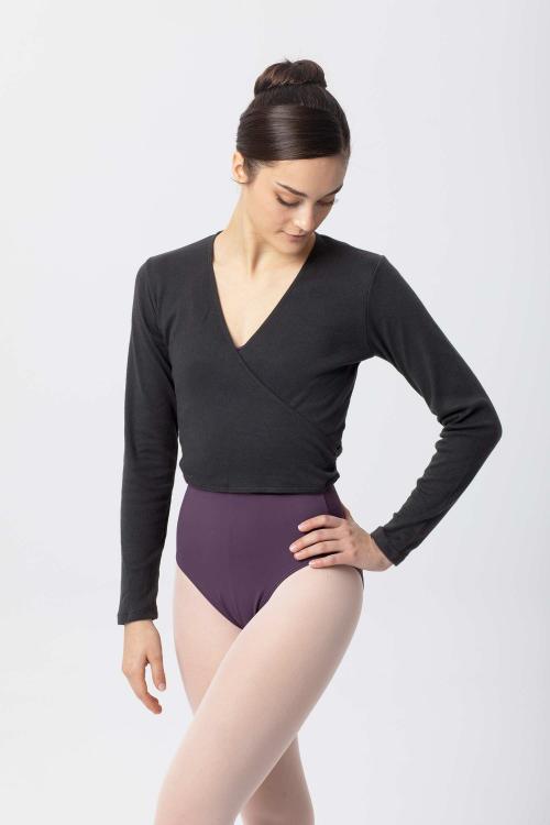 intermezzo Chaqueta Danza Ballet cruzada con tiras de Intermezzo en algodón