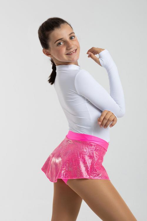 Intermezzo Falda Cristal Brillante Con Cinturilla De Lycra Y Braguita Interior