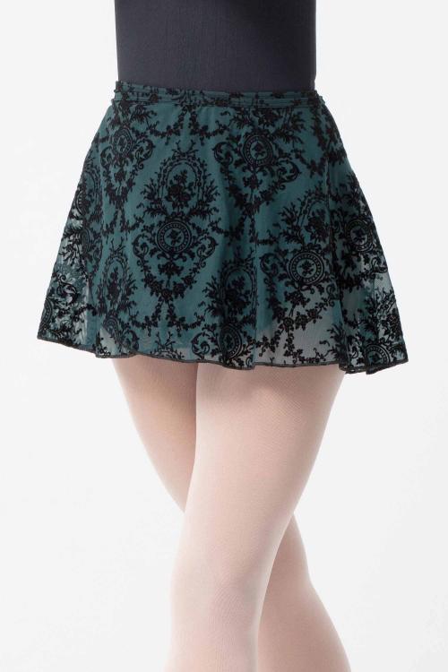 Intermezzo Falda Manila Cruzada Tejido Flocado Danza Y Ballet De Intermezzo