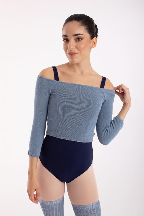 intermezzo Jersey corto Donatella manga 3/4 fibras naturales de Bamboo Intermezzo ballet danza