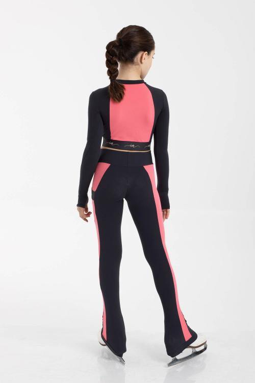 Intermezzo Leggings Cubretalón Bea Bicolor Con Interior Afelpado Patinaje Artístico Intermezzo
