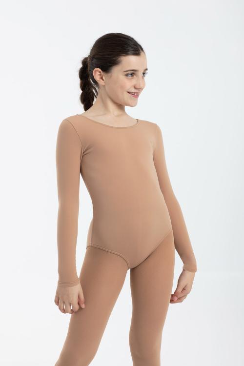 intermezzo Maillot Afelpado Nude Interior Básico Manga Larga de Intermezzo