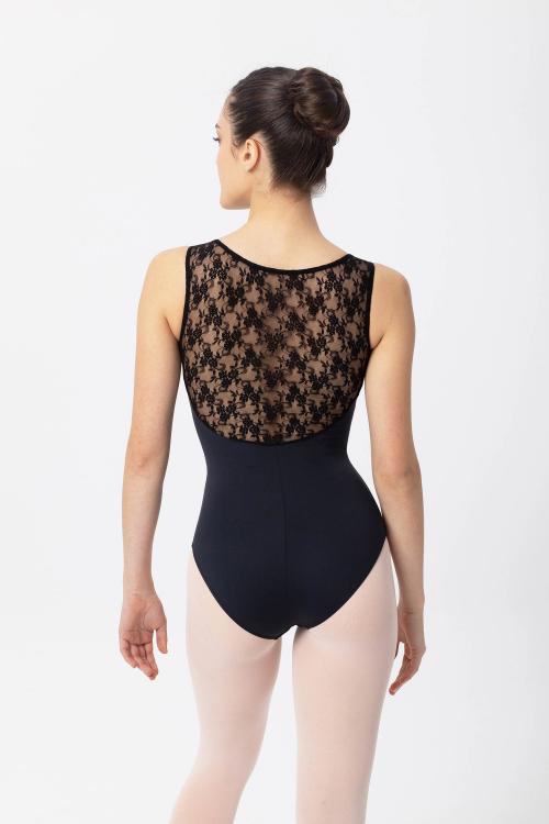Intermezzo Maillot Ballet Sin Mangas Encaje Flores Intermezzo