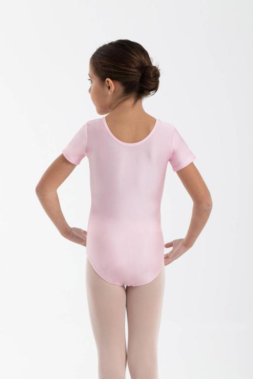 Intermezzo Maillot Básico De Manga Corta Tejido Licra Brillante De Intermezzo Danza Ballet