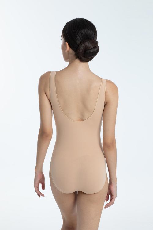 Intermezzo Maillot Básico Tirantes Color Nude De Intermezzo Danza Ballet