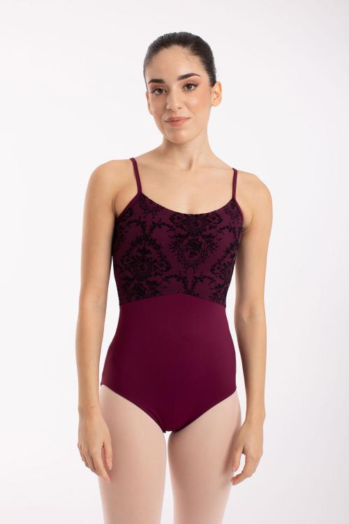 intermezzo Maillot Manila tirantes con red flocada de Intermezzo Ballet Danza
