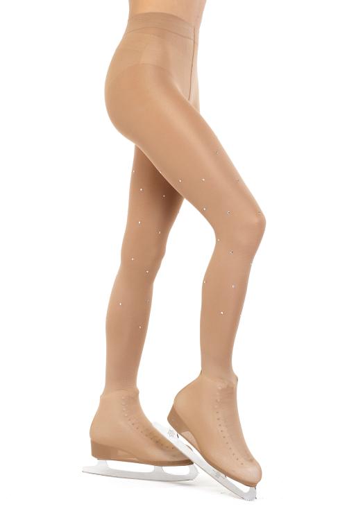 intermezzo Medias cubre botas para patinaje artístico con brillantes de Intermezzo