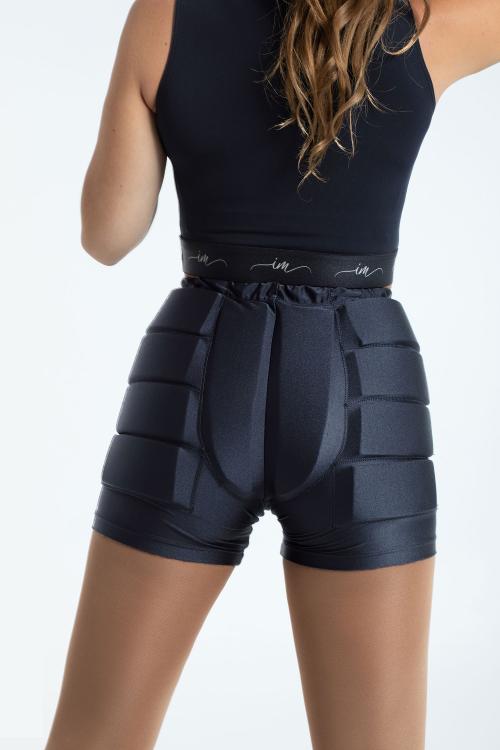 Intermezzo Pantalón Alane Con Protecciones Laterales Traseras Patinaje Artístico Intermezzo