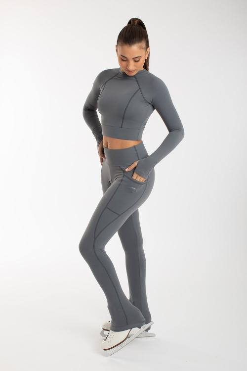 Intermezzo Pantalón Dasha De Tiro Alto Con Interior Afelpado Y Costuras A Juego