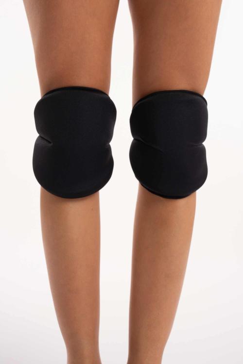 Intermezzo Rodilleras Protectoras Negras Para Patinaje Artístico Intermezzo