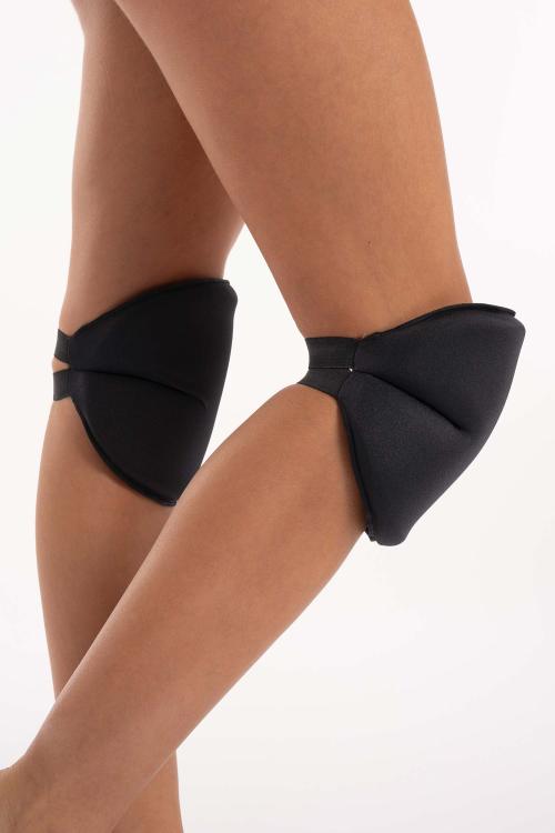 intermezzo Rodilleras protectoras negras para Patinaje Artístico Intermezzo