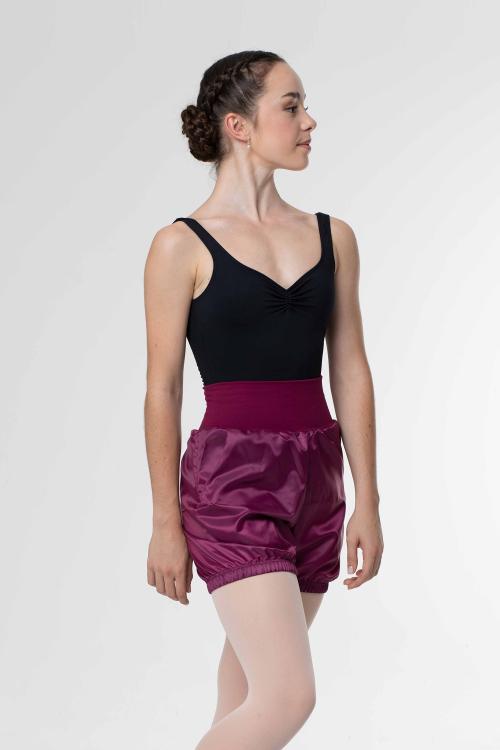 Intermezzo Shorts De Calentamiento Efecto Sauna Con Bolsillos De Intermezzo Para Ballet