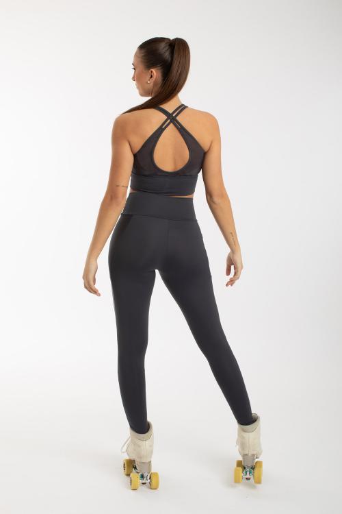 Intermezzo Top Deportivo Dharma Con Transparencias Y Doble Tirante De Intermezzo Danza Jazz Patinaje