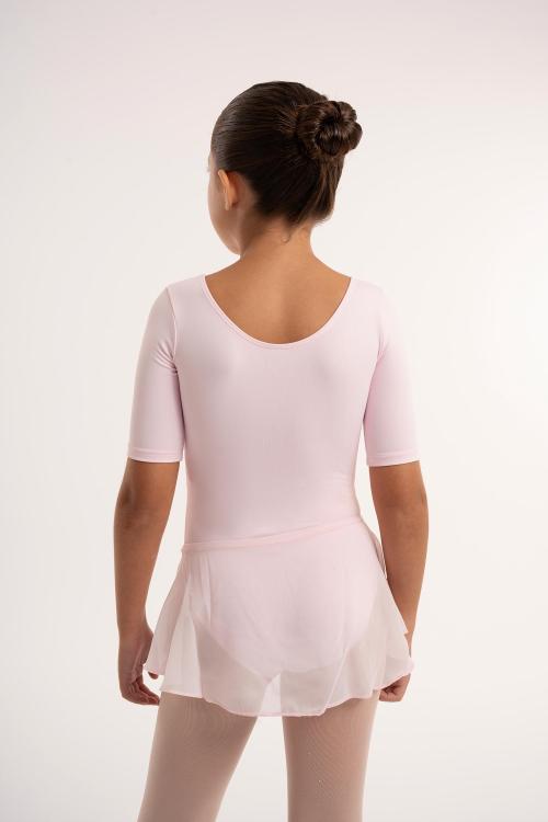 Intermezzo Vestido Rosa De Manga Corta Con Falda De Ballet Para Niña De Meryl Intermezzo