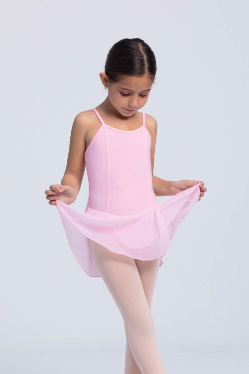 intermezzo Vestido tirantes de ballet para niña de Algodón y falda de gasa de Intermezzo