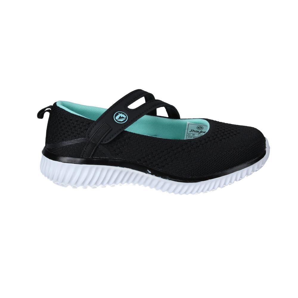 j'hayber Calzado cómodo de niña Chicano Negro