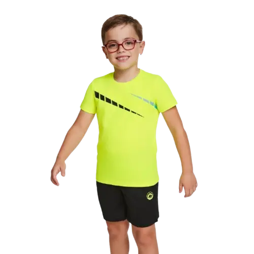 j'hayber Conjunto de niño Diagonal amarillo