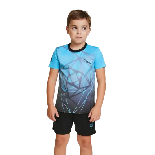 j'hayber Conjunto de niño Giraffe azul