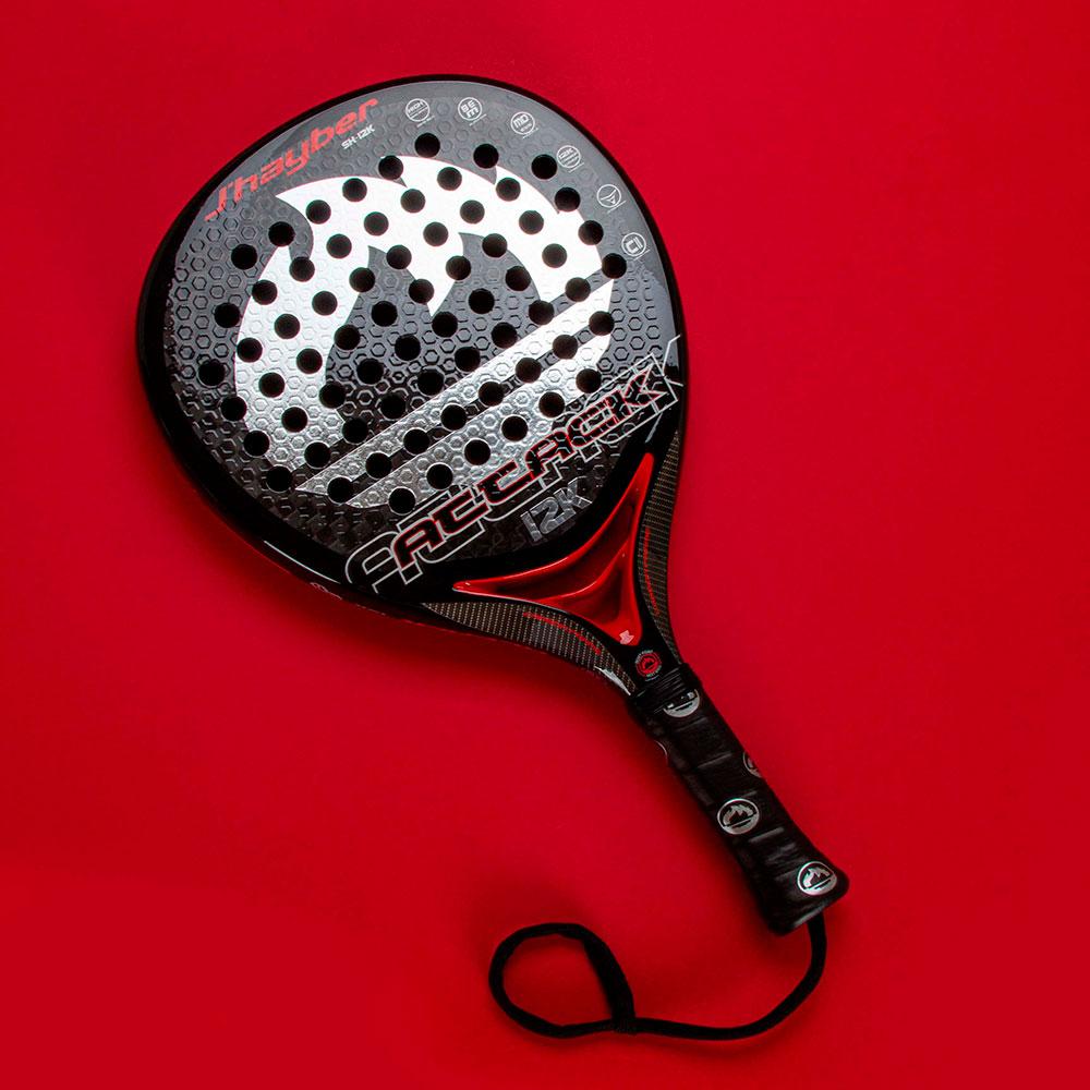 J'hayber Pala De Pádel ATTACK-12K Negra Y Plata