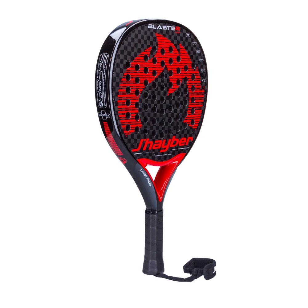 J'hayber Pala De Pádel BLASTER-12K Negra Y Roja