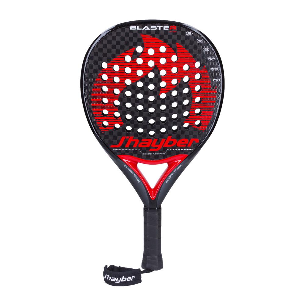 j'hayber Pala de pádel BLASTER-12K negra y roja